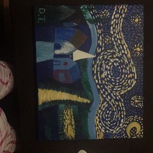 Original Starry Night Painting